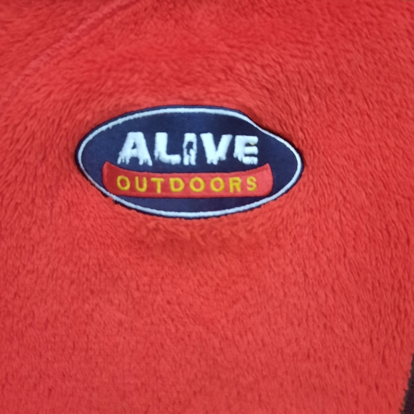 Patagonia Full Zip Red Fleece Sweater - Picture 3 of 16